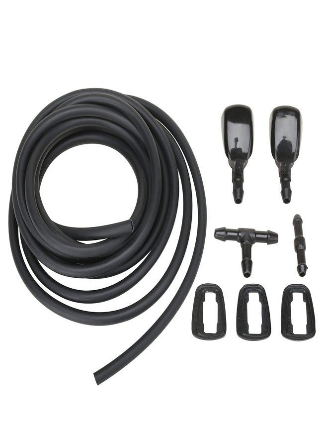 MITZONE Windshield Washer Nozzle Kit Compatible with 2005-2017 Jeep Grand Cherokee Replace 55079049AA - Image 1